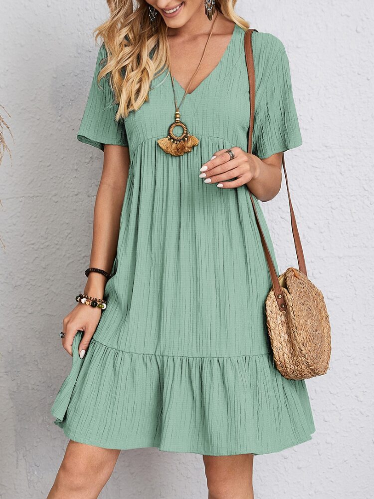 Marlene | Elegant Layered Dress with Tummy Coverage