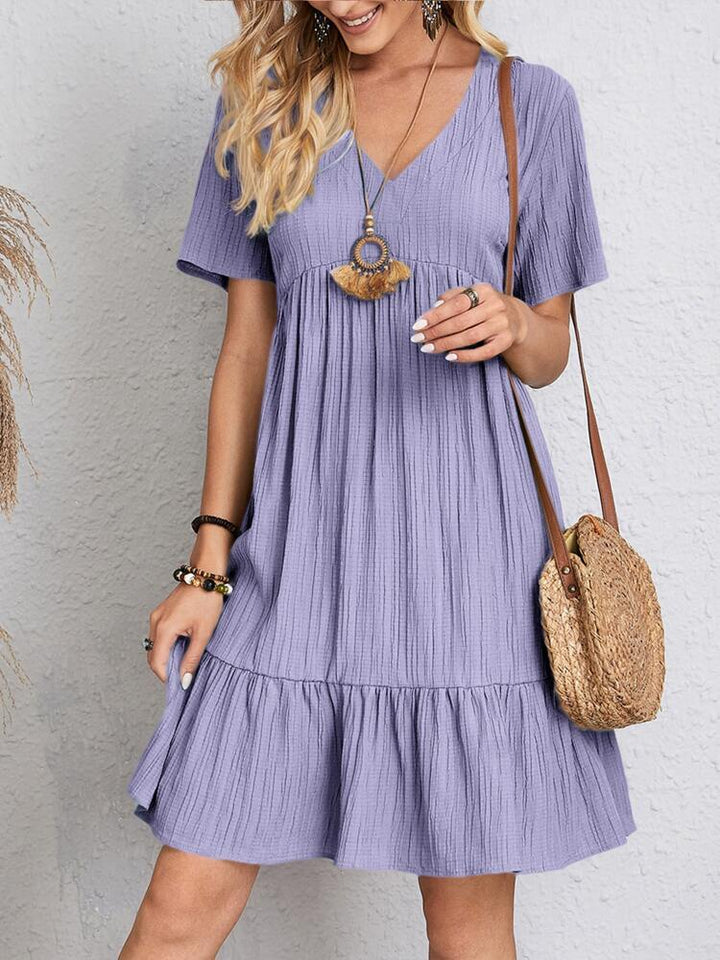 Marlene | Elegant Layered Dress with Tummy Coverage
