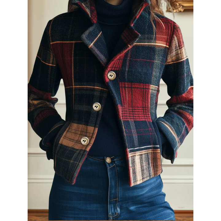 Joanne | Classic Plaid Jacket