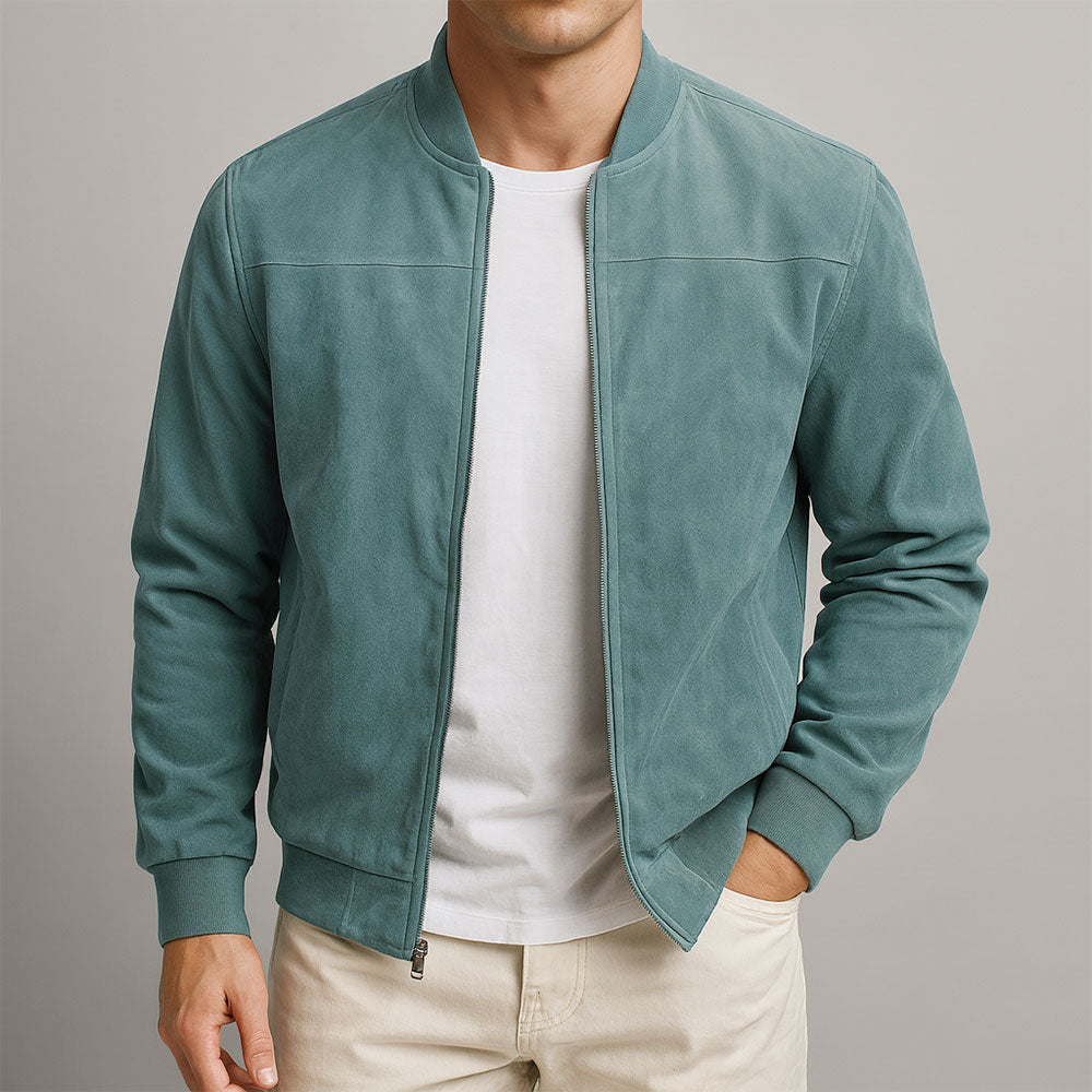 Douglas | Jacket in Suede Look