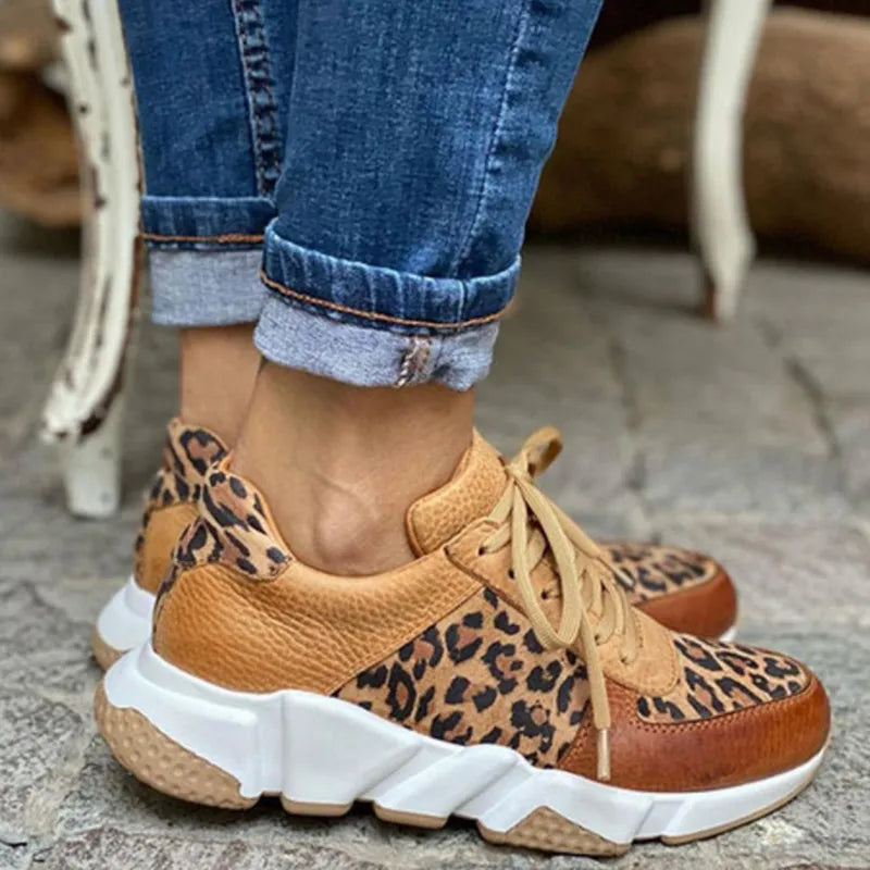 Wendy | Comfortable Leopard Sneakers