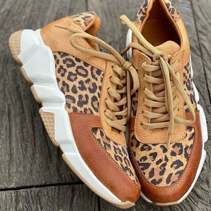 Wendy | Comfortable Leopard Sneakers