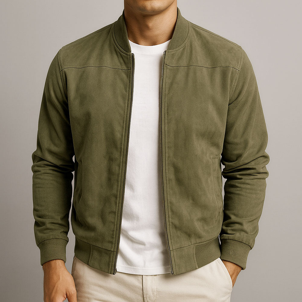 Douglas | Jacket in Suede Look