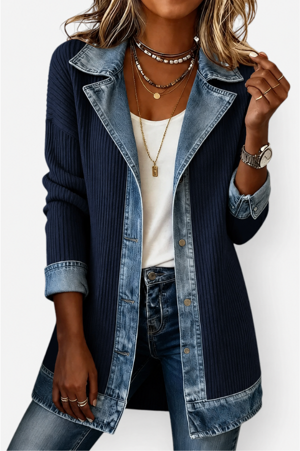Sandra | Contrast Trim Cardigan