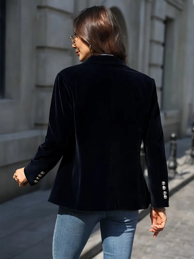 Debbie | Elegant Velvet Blazer