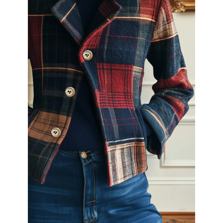 Joanne | Classic Plaid Jacket
