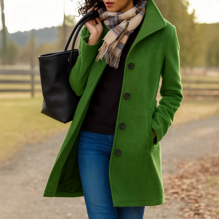 Louise | Classic Coat with Buttons