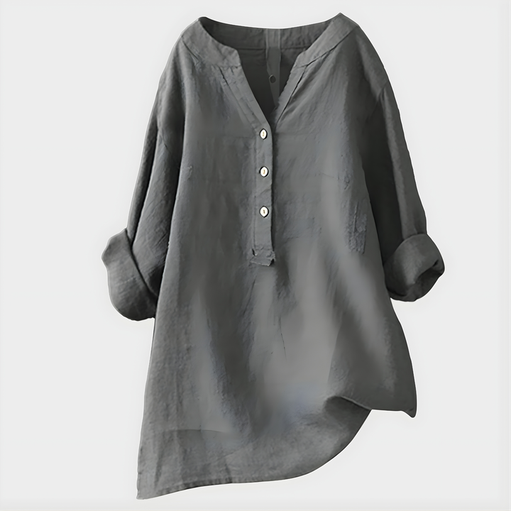 Barbara | Elegant V Neck Blouse