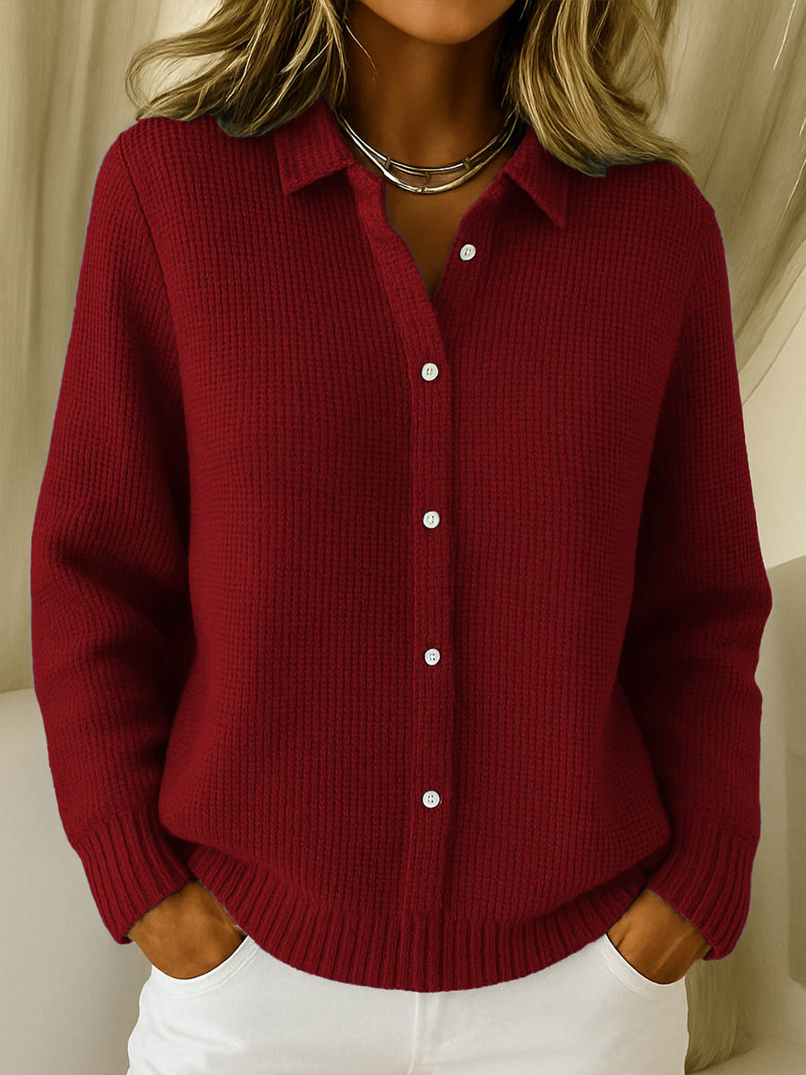 Marlene | Full Button-Front Closure Sweater
