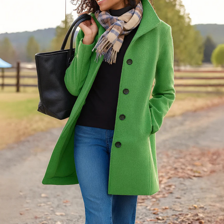 Louise | Classic Coat with Buttons