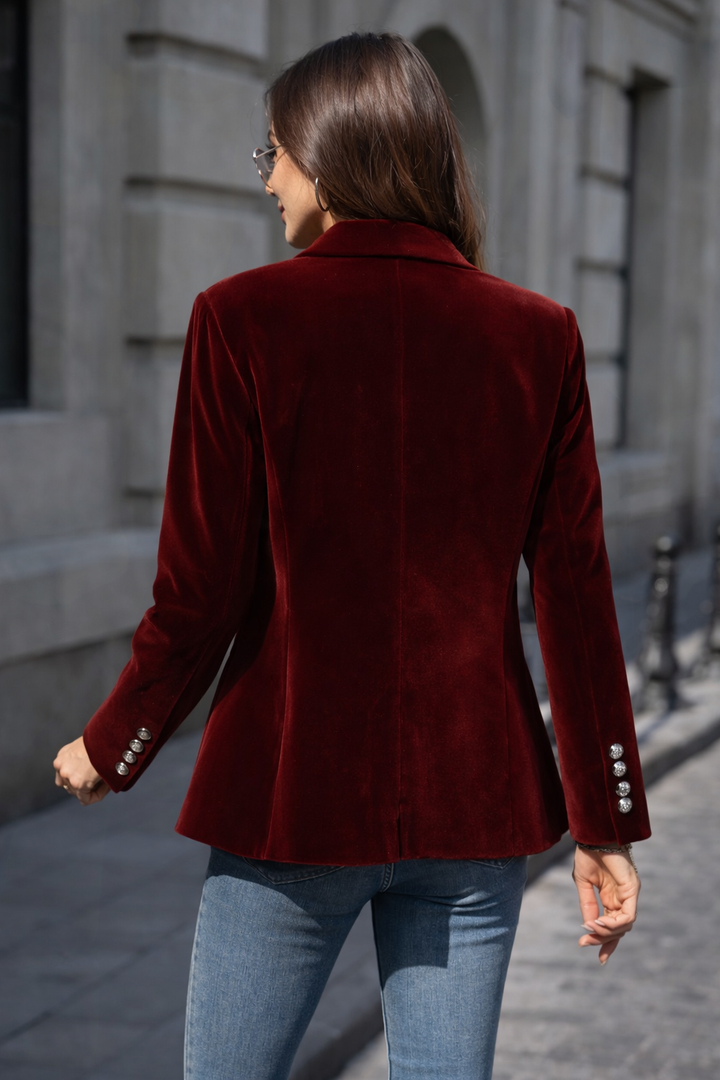Debbie | Elegant Velvet Blazer