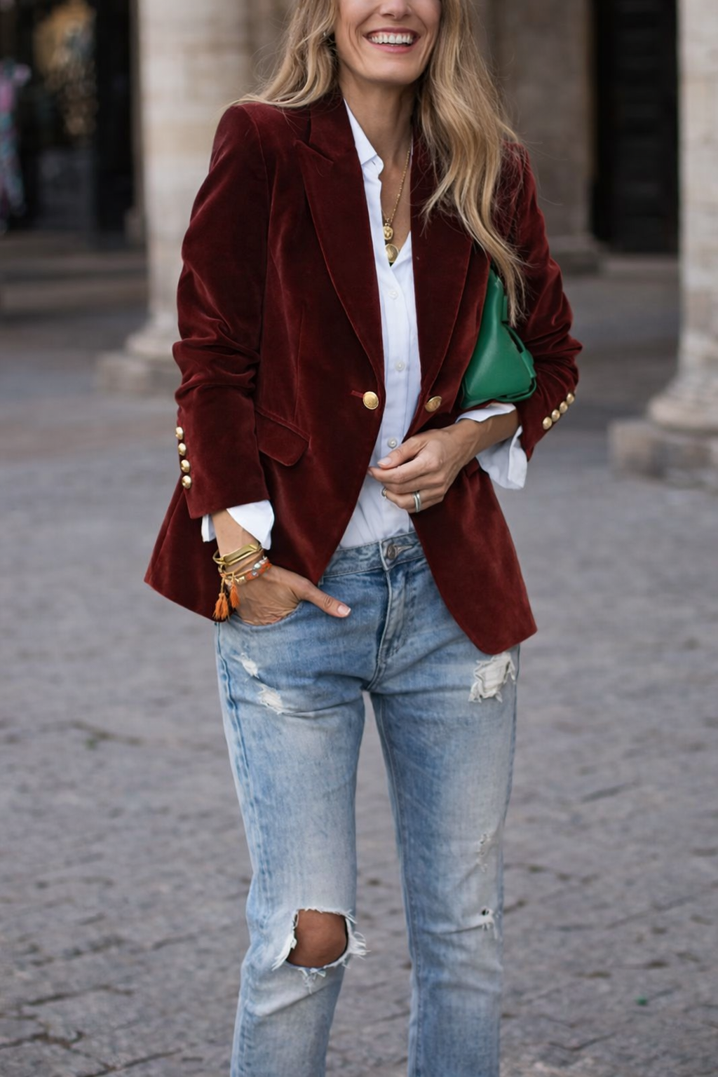 Debbie | Elegant Velvet Blazer