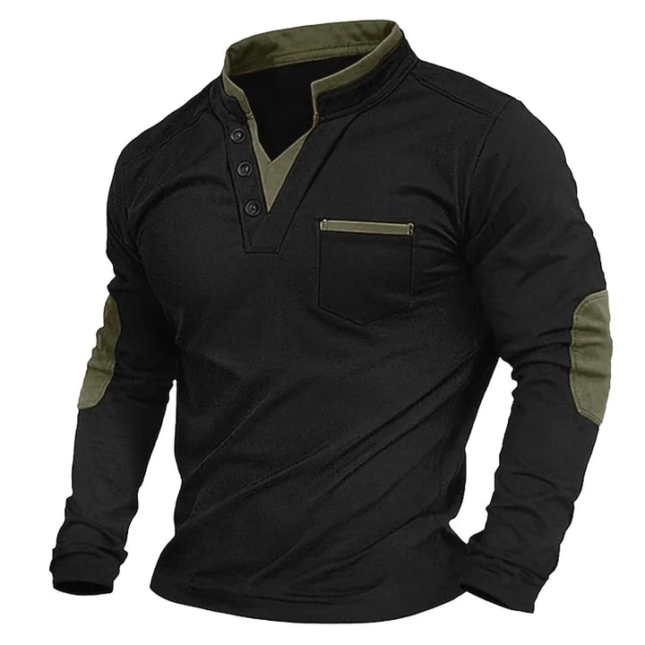 Gordon | Henley Polo Sweatshirt