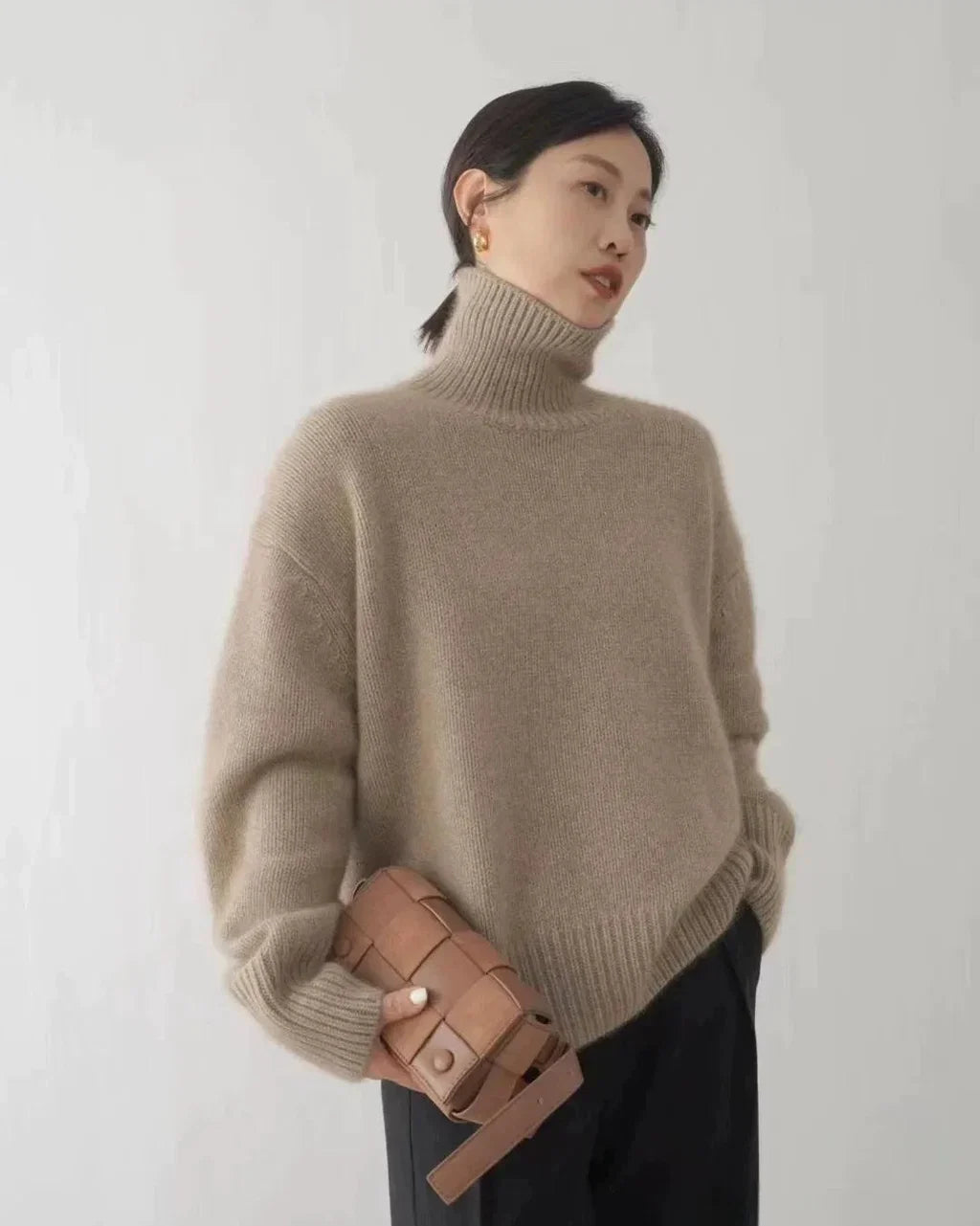 Linda | Cosy Oversized Turtleneck Jumper