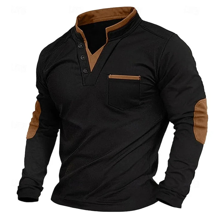 Gordon | Henley Polo Sweatshirt