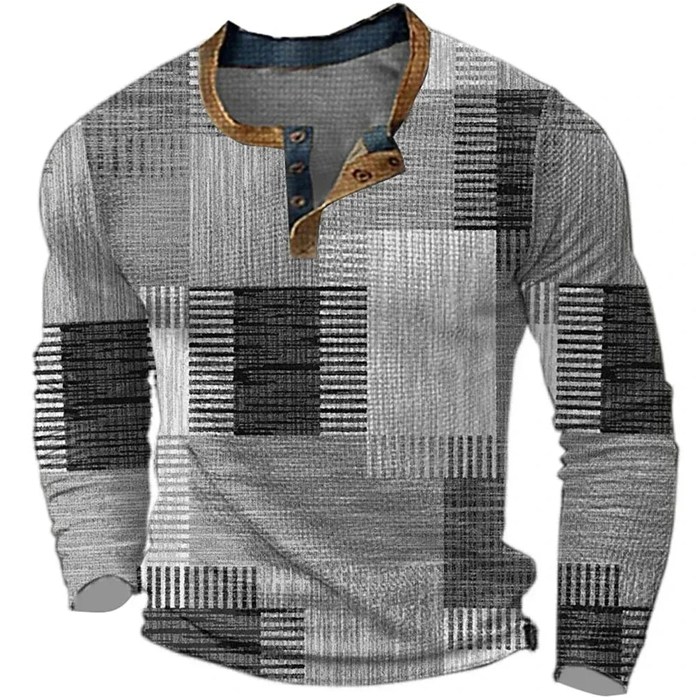 Wayne | Colorful Long Sleeve Shirt
