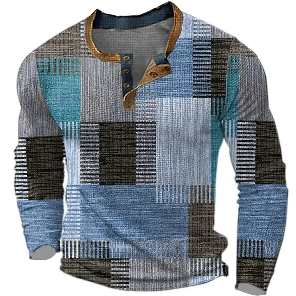 Wayne | Colorful Long Sleeve Shirt