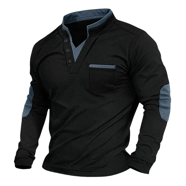 Gordon | Henley Polo Sweatshirt