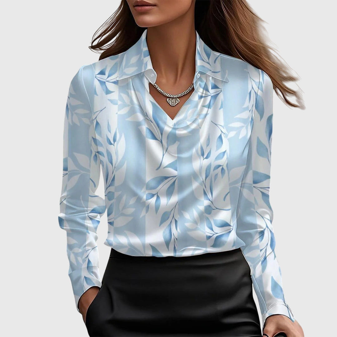 Nancy | Elegant Satin Blouse