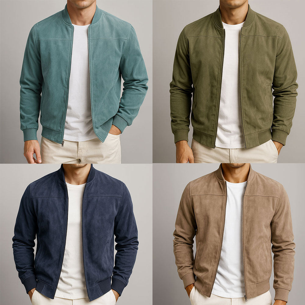 Douglas | Jacket in Suede Look