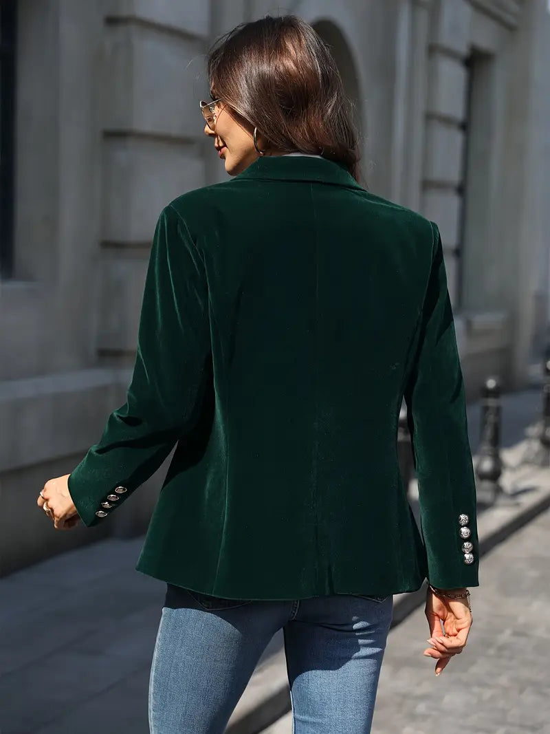 Debbie | Elegant Velvet Blazer