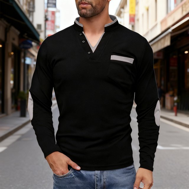 Gordon | Henley Polo Sweatshirt