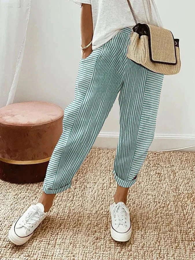 Brenda | Striped Trousers