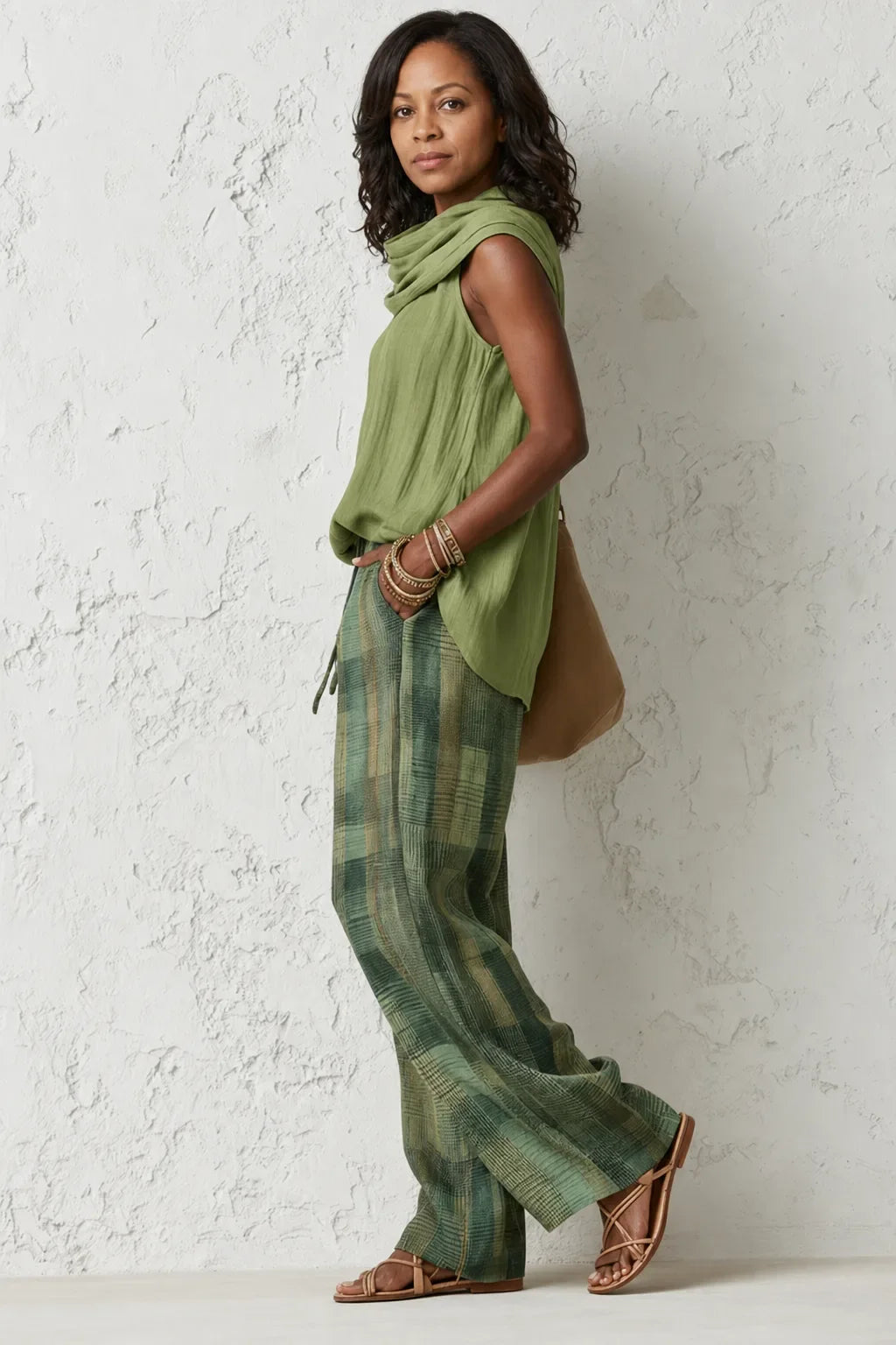 Janet | Easy Wide-Leg Two Piece Set
