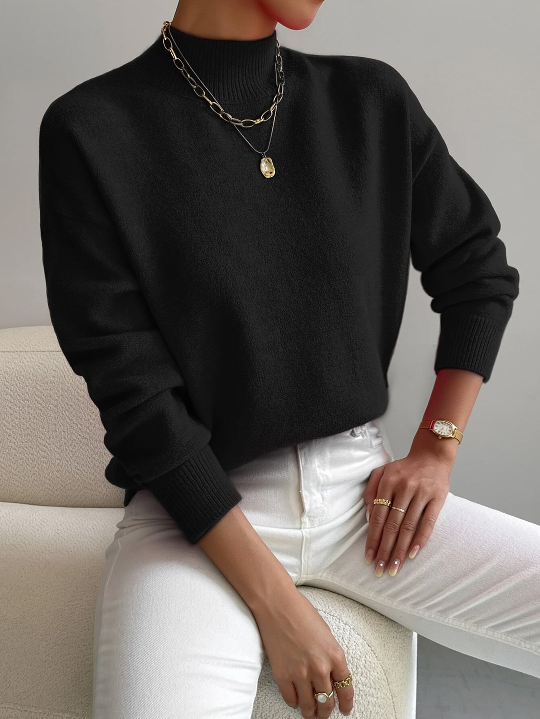 Lorraine | Elegant Turtleneck Sweater