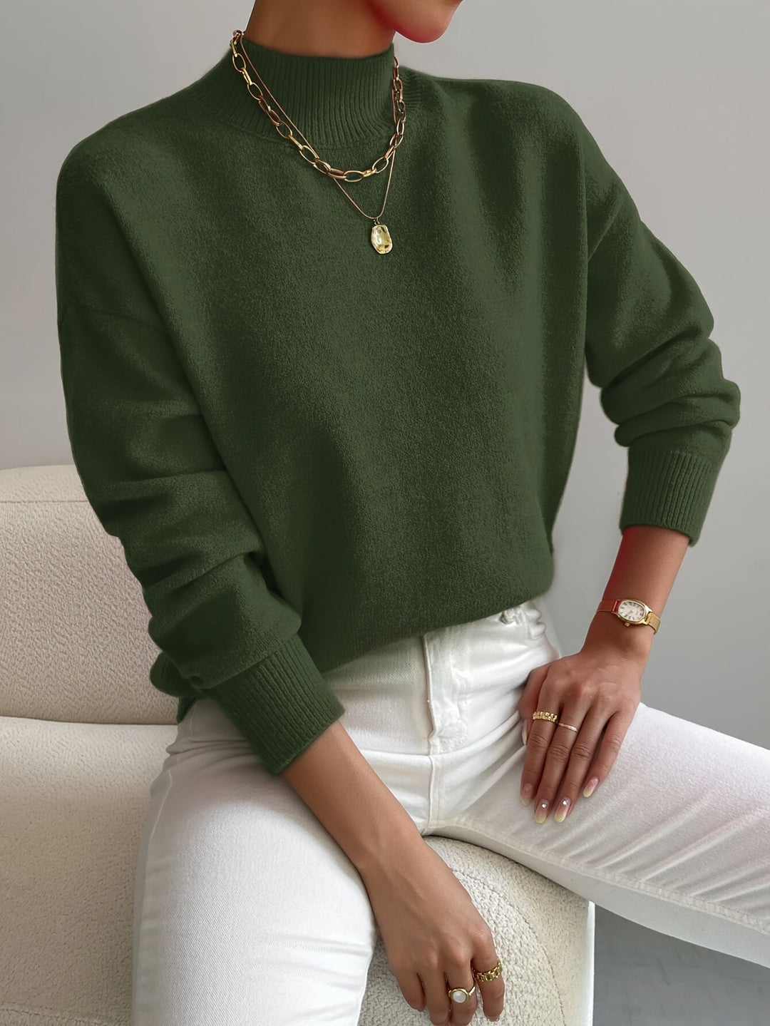Lorraine | Elegant Turtleneck Sweater