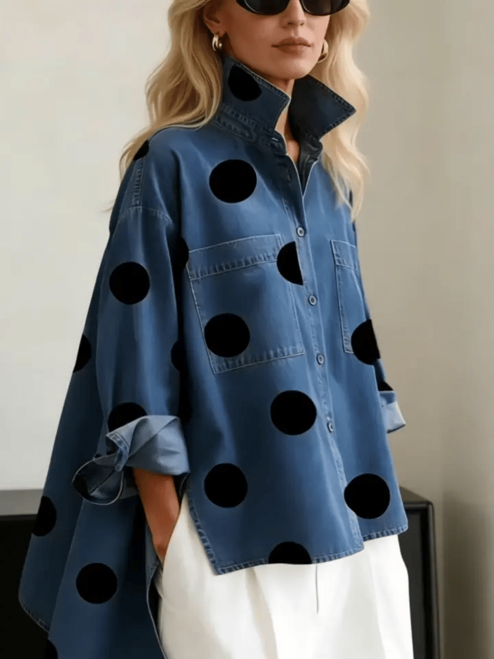Carol | Polka Dot Overshirt