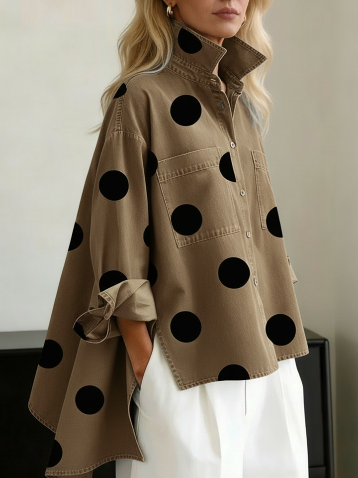 Carol | Polka Dot Overshirt