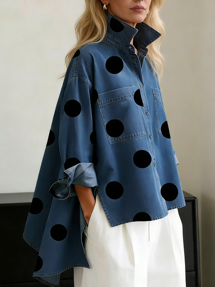 Carol | Polka Dot Overshirt