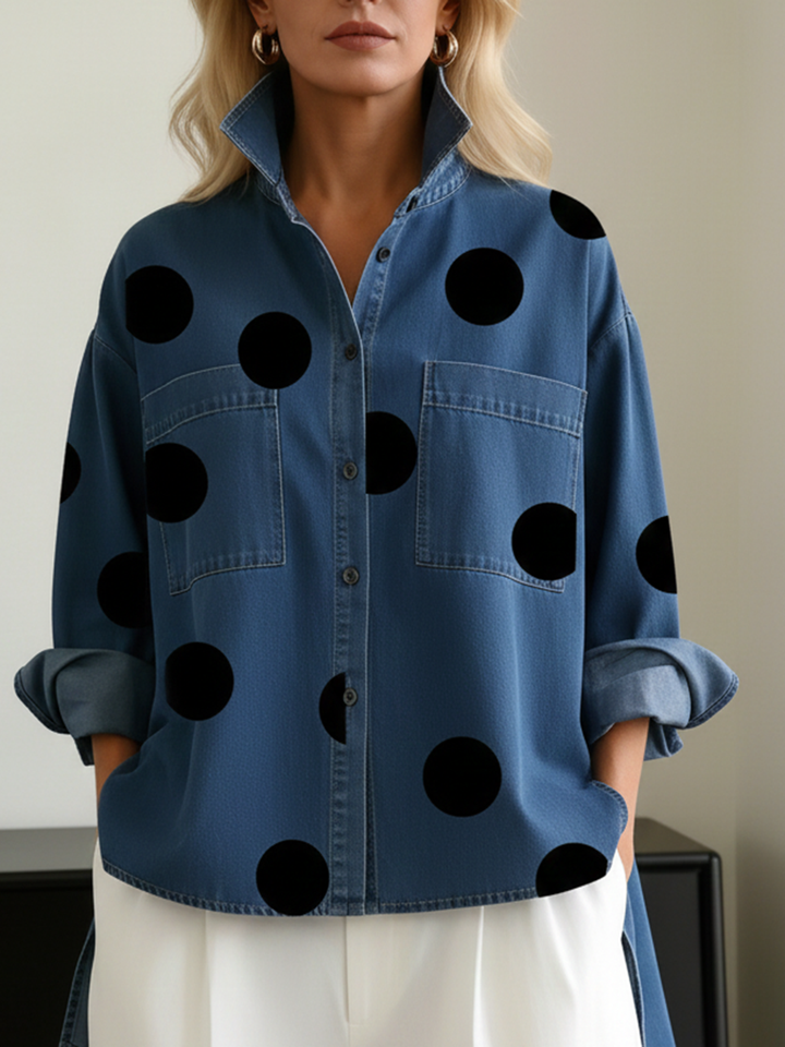 Carol | Polka Dot Overshirt