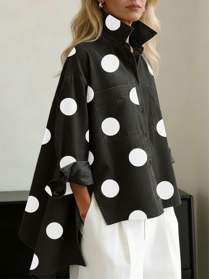 Carol | Polka Dot Overshirt