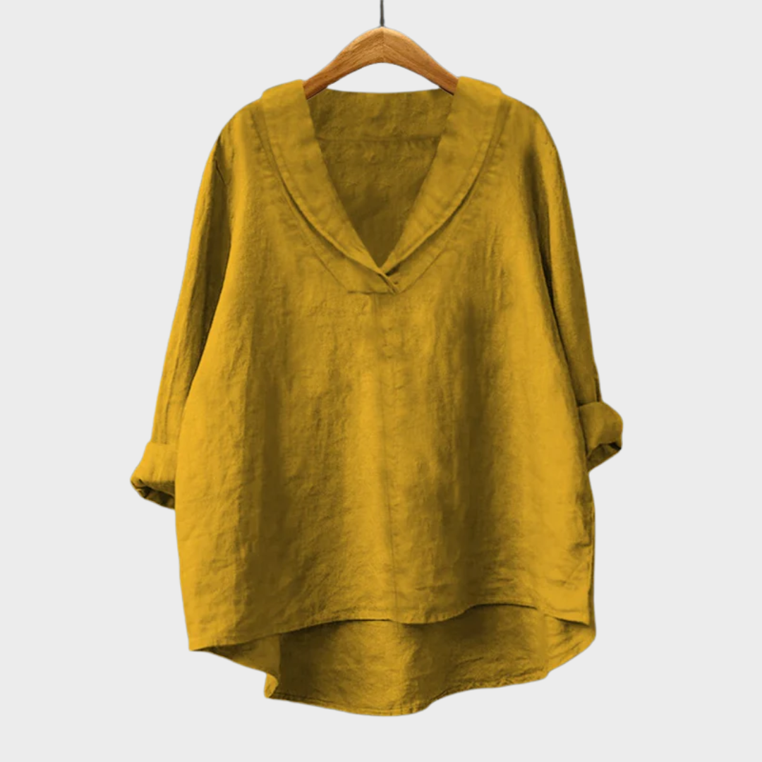 Amor | Relaxed V-Neck Blouse