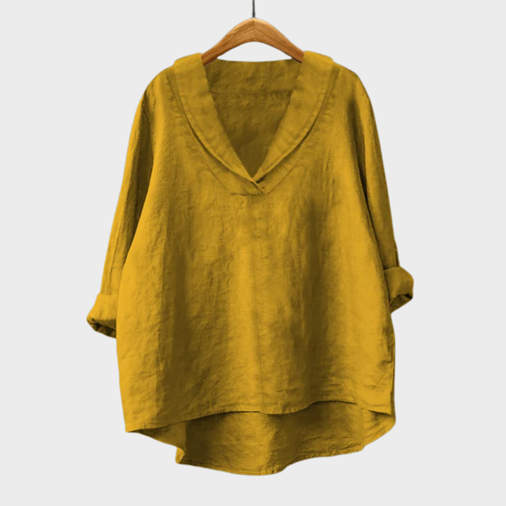 Amor | Relaxed V-Neck Blouse