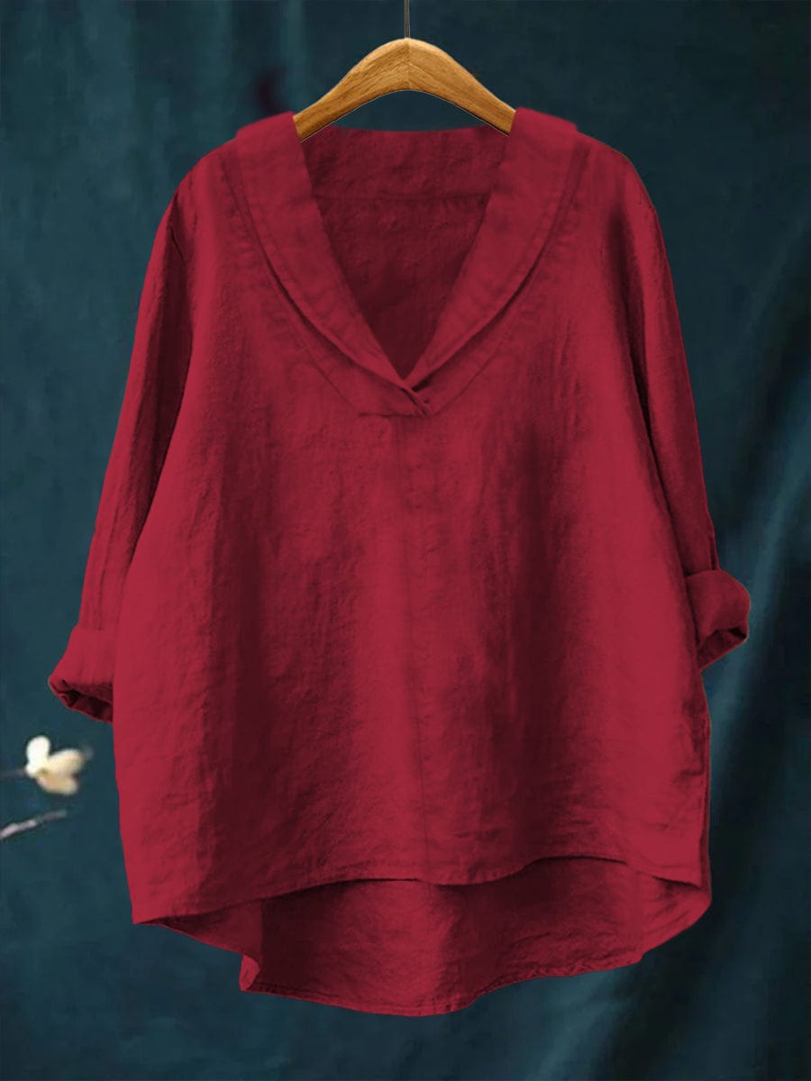 Amor | Relaxed V-Neck Blouse