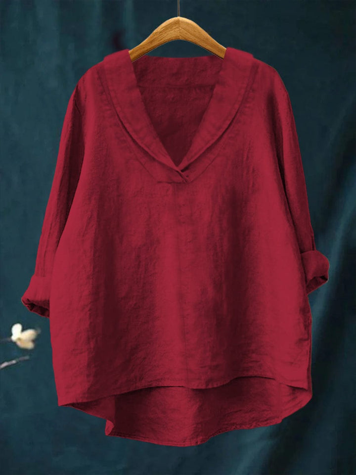 Amor | Relaxed V-Neck Blouse