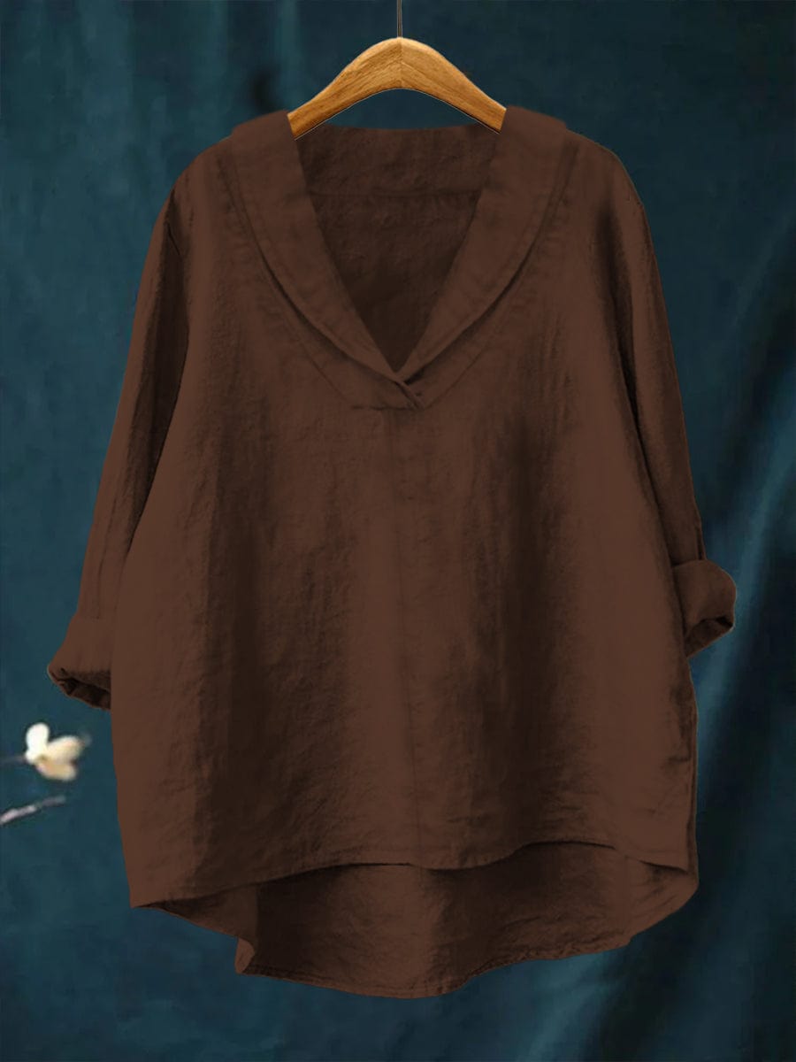 Amor | Relaxed V-Neck Blouse