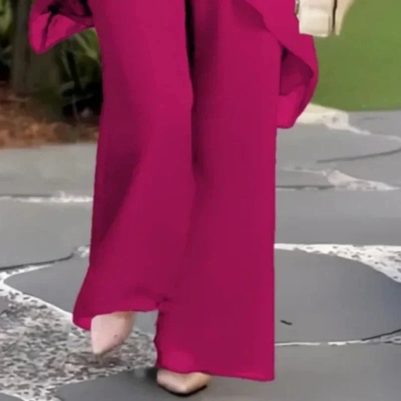 Doreen | Elegant Asymmetrical Two Piece Set